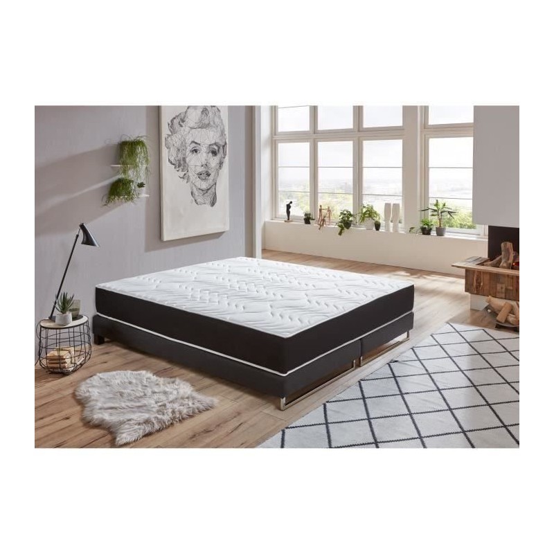 DORMIPUR Matelas 160x200 - Mousse mémoire de forme - 22 cm - Ferme - V1080