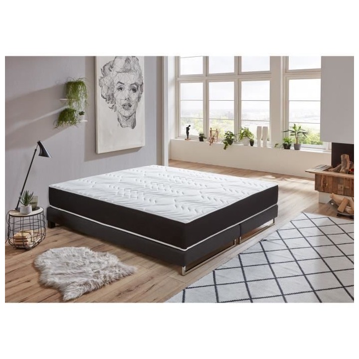 DORMIPUR Matelas 180x200 - Mousse mémoire de forme - 22 cm - Ferme -