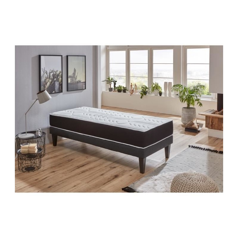 DORMIPUR Matelas 90x190 - Mousse mémoire de forme - 22 cm - Ferme - V1080