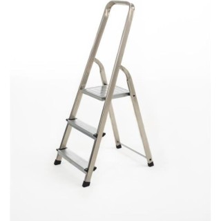 ESCALUX Escabeau ménager 3 marches Alumixte