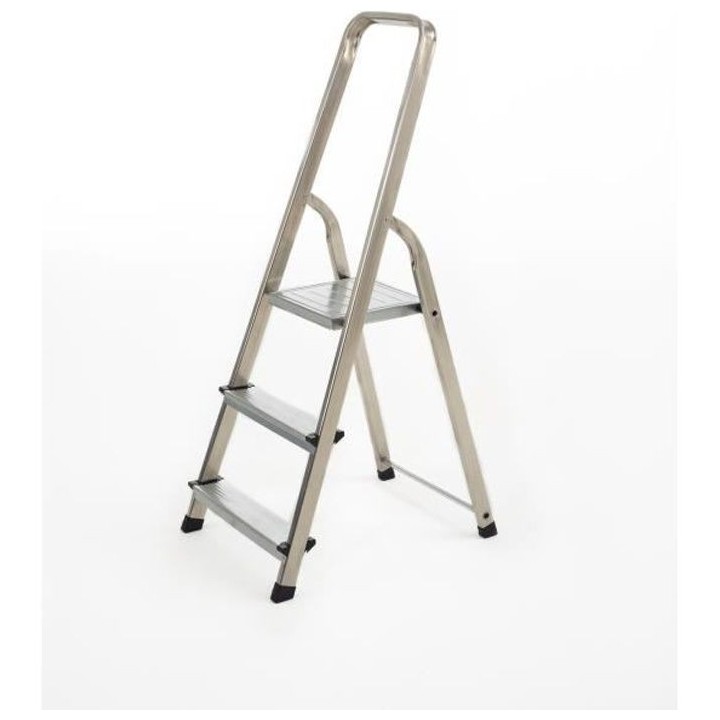 ESCALUX Escabeau ménager 3 marches Alumixte