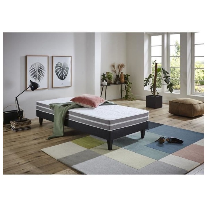 DORMIPUR Matelas 90x190cm - Mousse mémoire de forme - 16cm