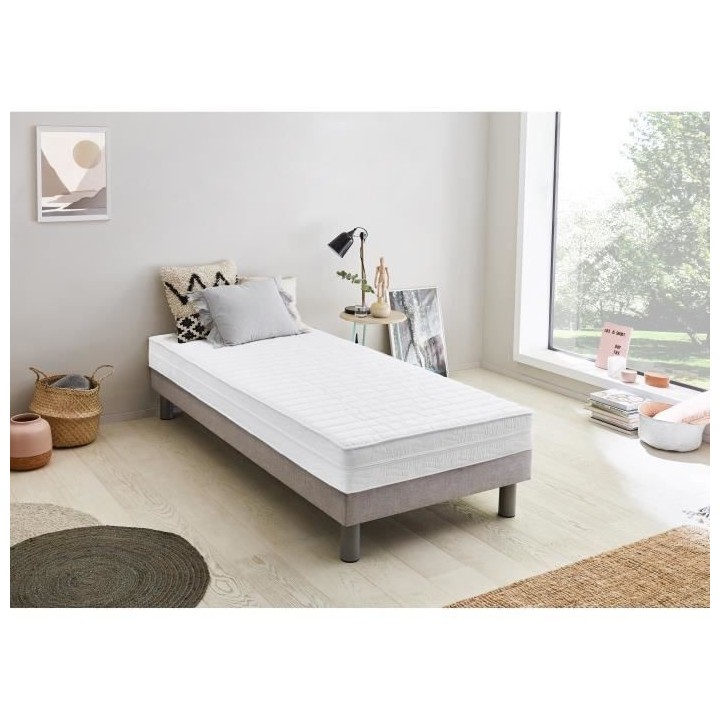 DORMIPUR Matelas 90x190 - Mousse - Mémoire de forme - 16 cm - Equilib