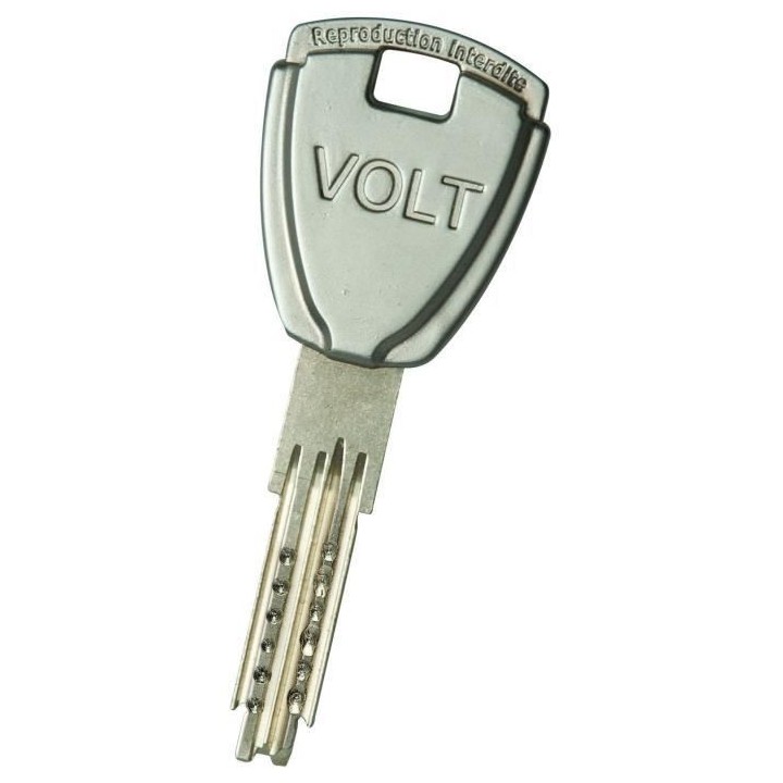 Vachette VOLT Cylindre de Serrure 30x40 mm pour Porte Entrée, 6 Goupi