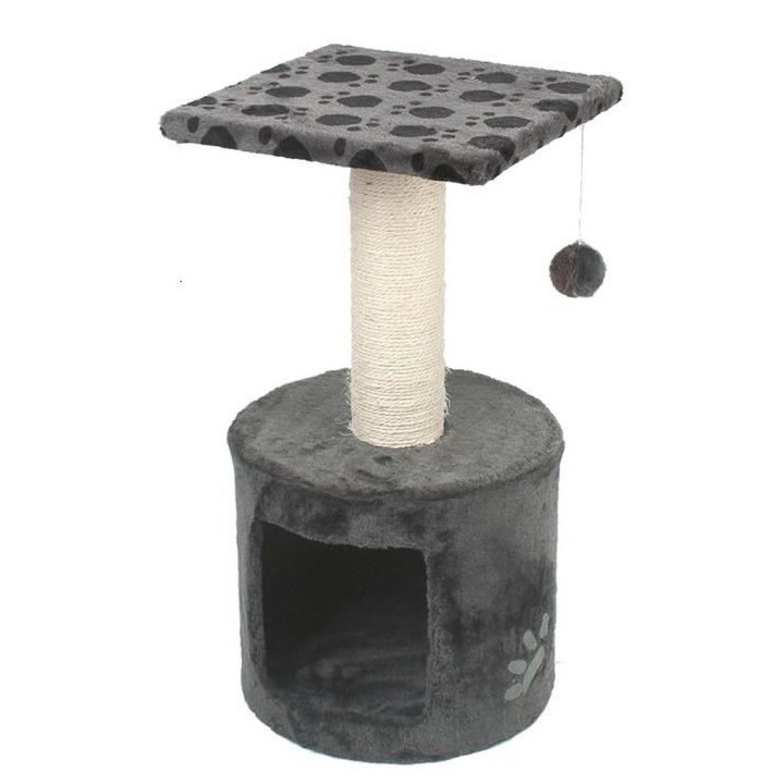 VADIGRAN Grimpoir Bongo - 30x30x59cm - Gris - Pour chat