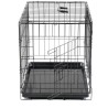 Cage Transport Chien - Vadigran - Pliante - Noir Classique - 63x44x50 cm