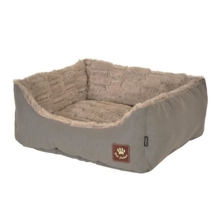 Panier Chien - Vadigran - Modele Asma - 75x60x23 cm - Taupe