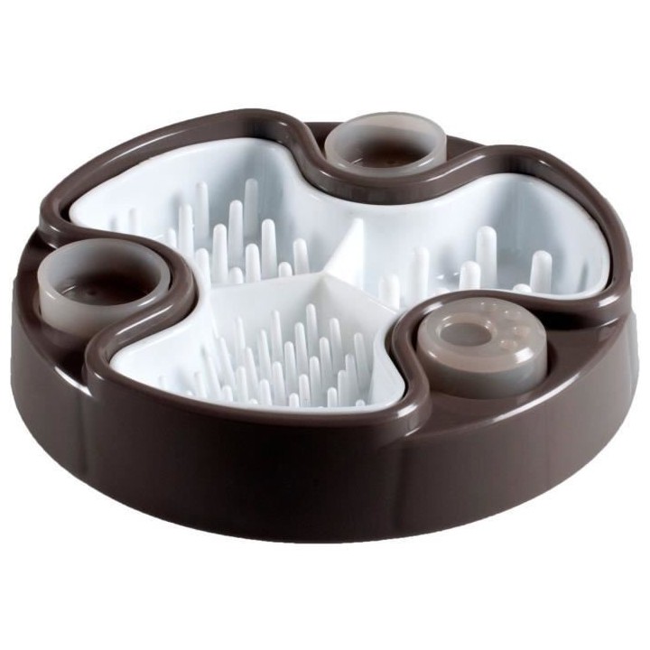 VADIGRAN Mangeoire éducative Brain - 24 cm - Brun - Pour chien