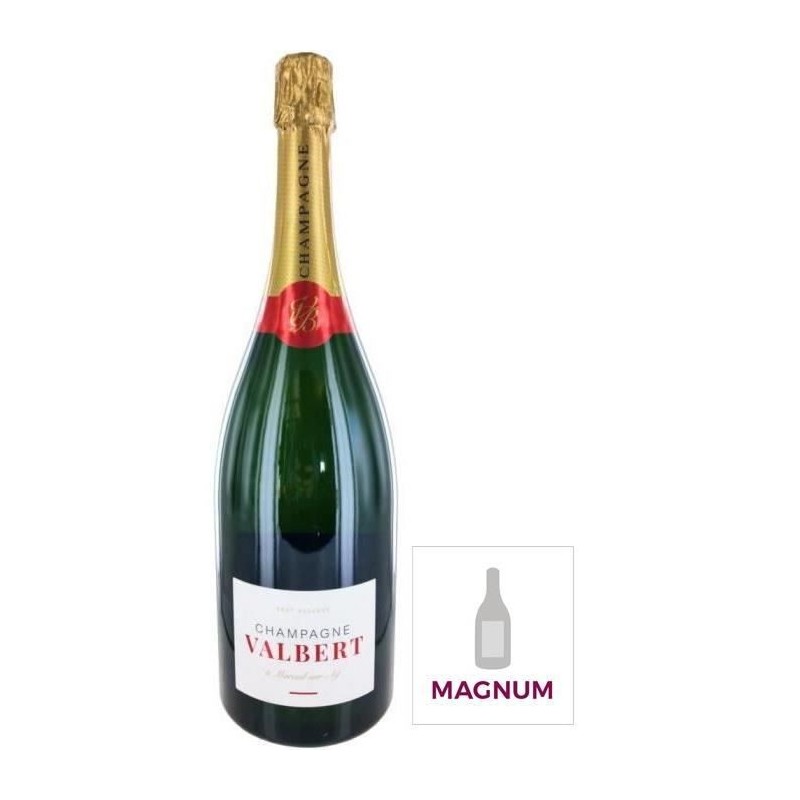 Champagne Valbert Réserve Brut - Magnum 1,5L