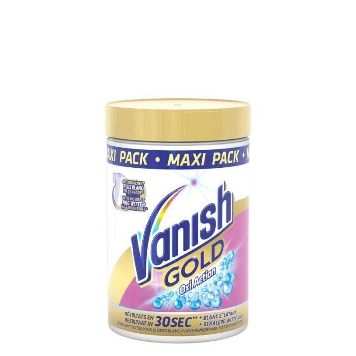 VANISH Détachant poudre Gold Blanc - 940 g