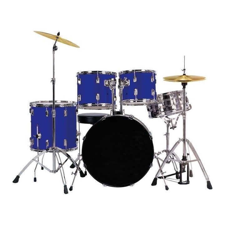 GNG BATT2BL Batterie acoustique 5 fûts - Bleu