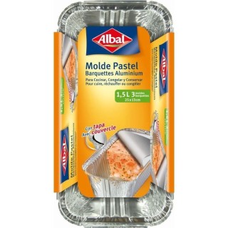 ALBAL Barquette Aluminium X3