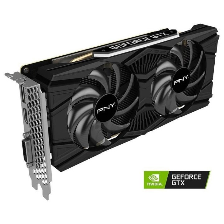 Carte Graphique - PNY - GTX 1660 Ti XLR8 - Gaming Dual Fan - 6 Go - GD