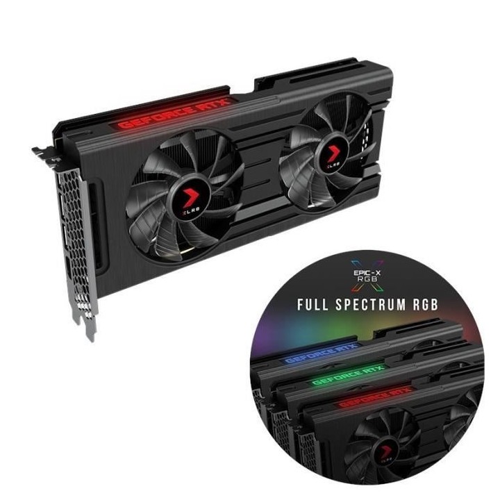 Carte graphique - PNY - GeForce RTX 3050 8GB XLR8 Gaming REVEL EPIC-X
