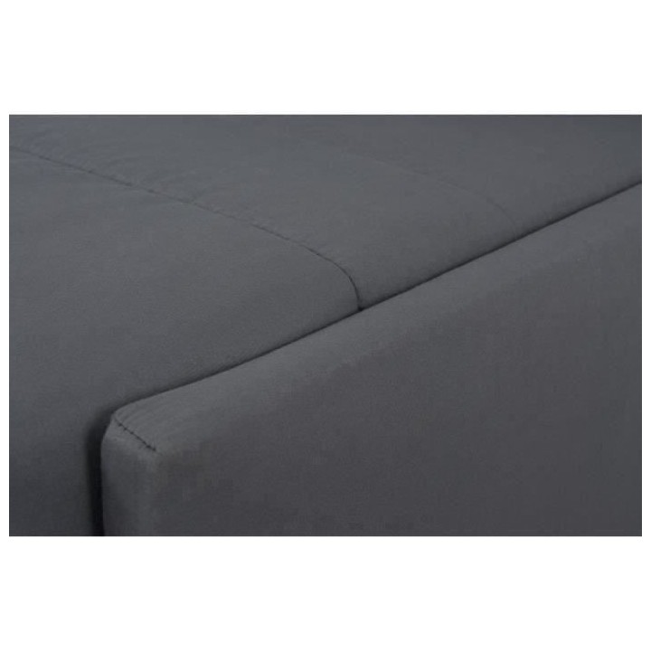 DUNLOPILLO Banquette lit gigogne avec deux matelas - Tissu Grisl 195 x