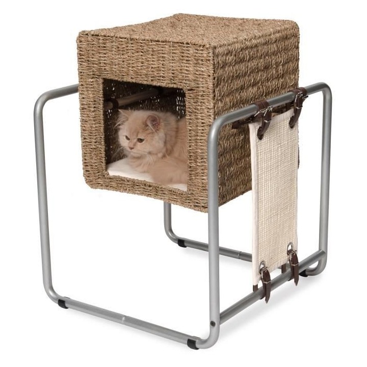 CATIT Meuble a chat V-Cube - Rotin