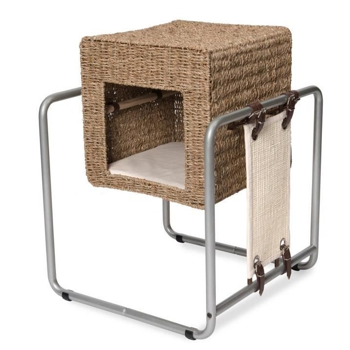 CATIT Meuble a chat V-Cube - Rotin