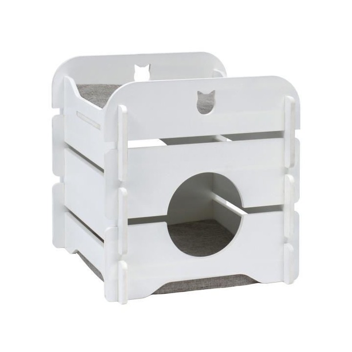 VESPER Meuble a chat Cottage - Blanc