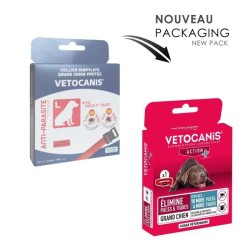 VETOCANIS Collier Anti-Puces et Anti-Tiques pour Grand Chien, longue durée