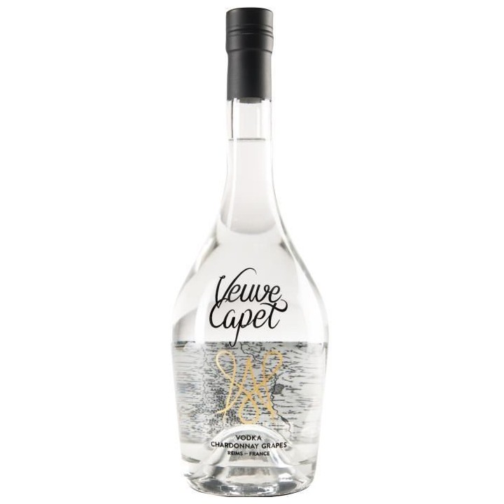 Veuve Capet - Chardonnay - Vodka Premium de France - 38% - 70 cl