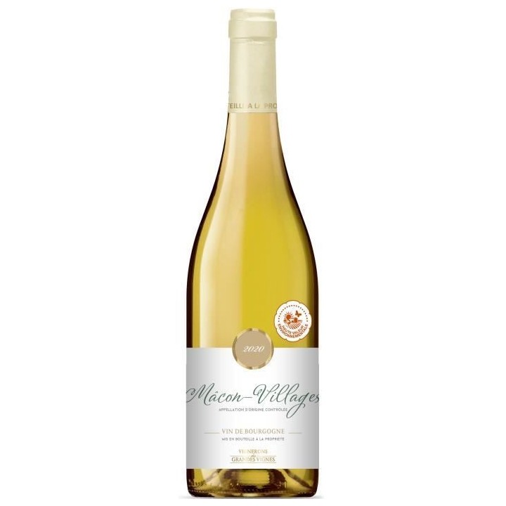 Vignerons des Grandes Vignes 2020 Mâcon-Villages - Vin blanc de Bourg