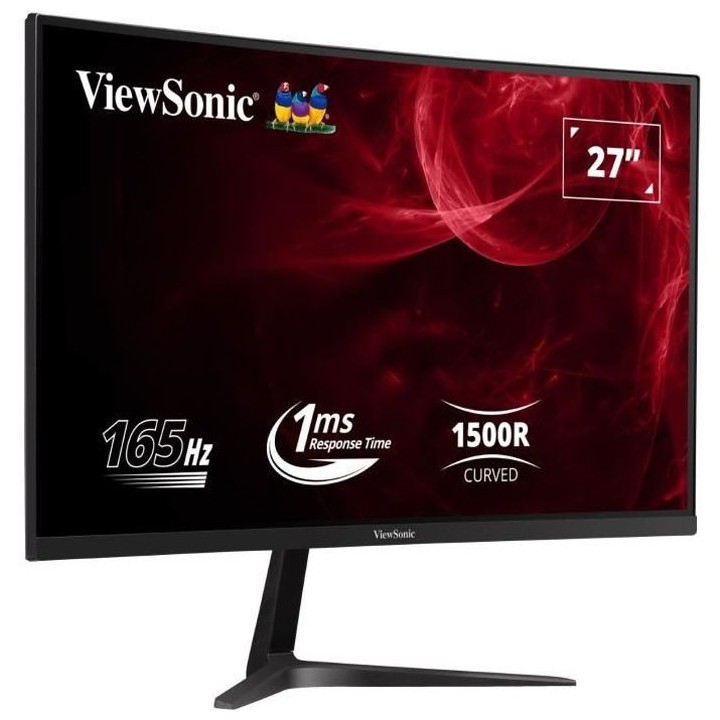 Ecran PC Gamer Incurvé - VIEWSONIC VX2718 - PC - MHD - 27 FHD - Dalle