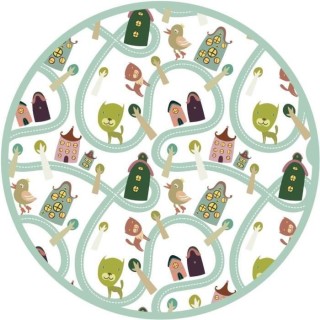 AASTORY Tapis enfant 100% Vinyle - 66x66 cm - VIF 37489 - Made In Fran