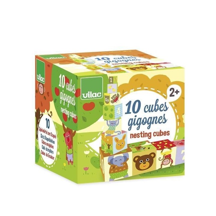 VILAC - Cubes empilables Gigognes pour enfant
