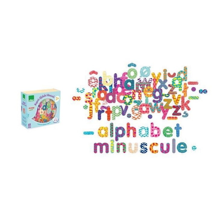 VILAC - Magnets Alphabet minuscule 81 pcs