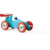 VILAC - Voiture de course a trainer turquoise-rouge