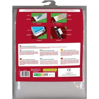 Géotextile recyclé pour travaux extérieurs 100 g/m² 1m x 10m Vilmo