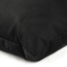 Pouf XXL STARS Tissu imperméable - Noir - 100x120 cm