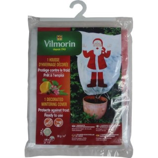 HOUSSE D'HIVERNAGE 1,60 m x 1,60 m- PP - 30 g/m² - Décor Pere Noël