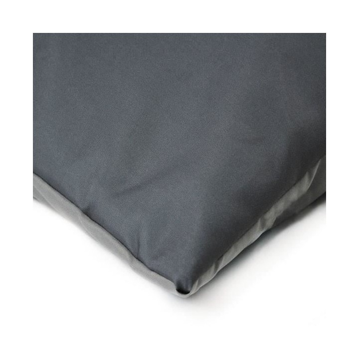 Pouf XXL STARS Tissu imperméable - Gris clair - 100x120 cm
