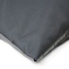 Pouf XXL STARS Tissu imperméable - Gris clair - 100x120 cm