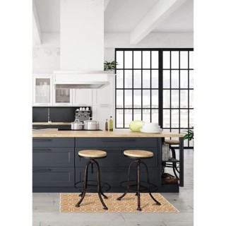 AASTORY Tapis 100% vinyle VIF 41100 - 1,5 mm - 49,5 x 112 cm - Beige -