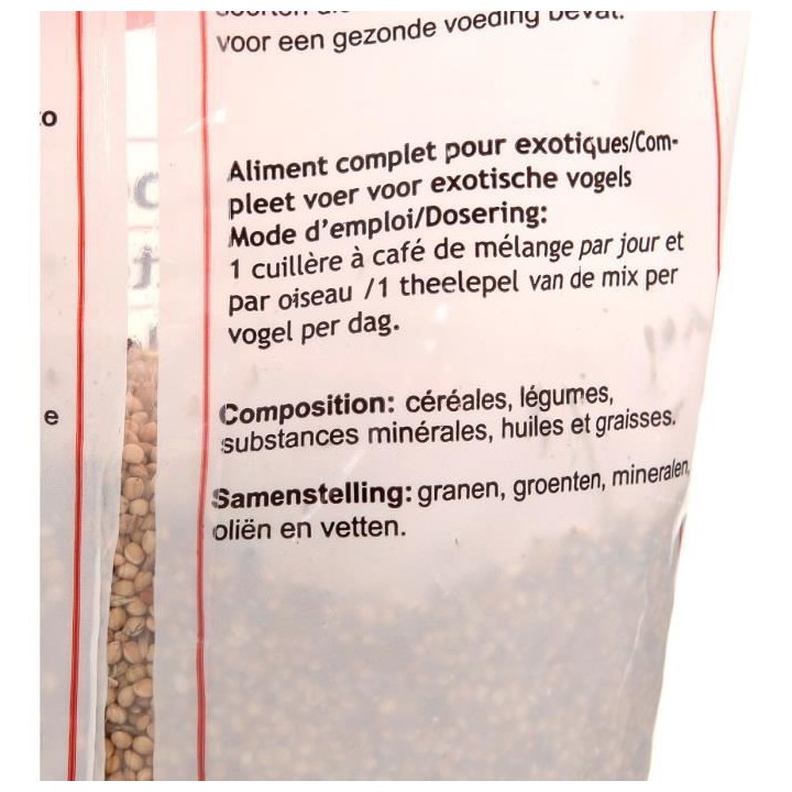 VITAKRAFT Coussin Alimentation complete pour oiseaux Exotiques - Lot d