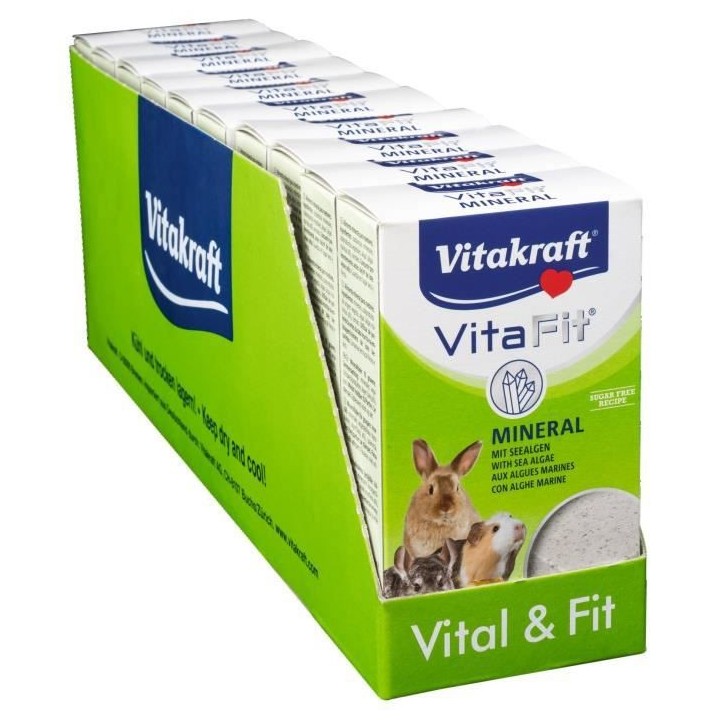 VITAKRAFT Grande pierre a lécher pour Petits Mammiferes - Lot de 10