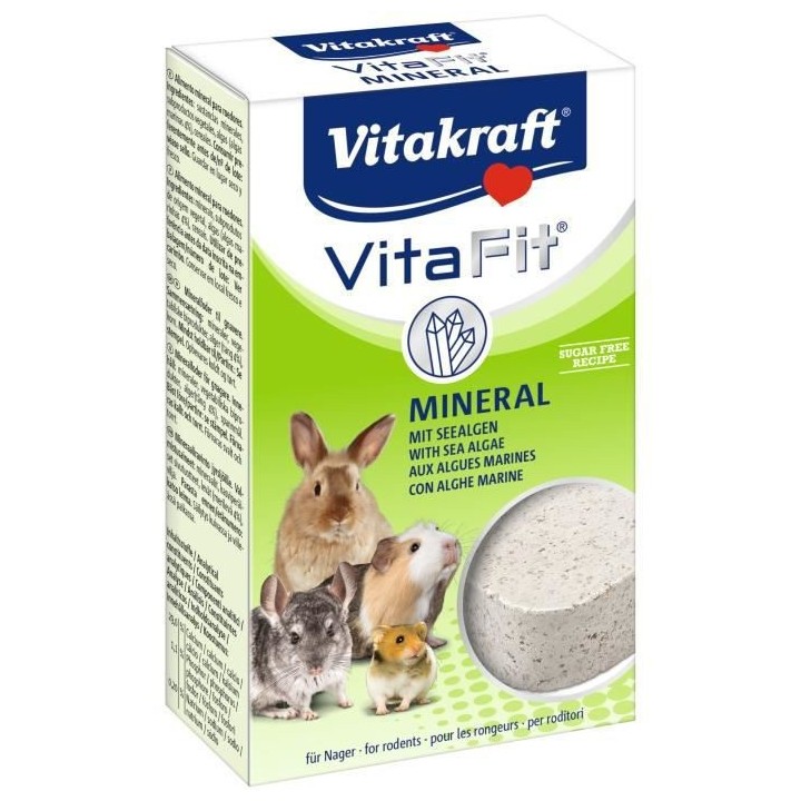 VITAKRAFT Grande pierre a lécher pour Petits Mammiferes - Lot de 10