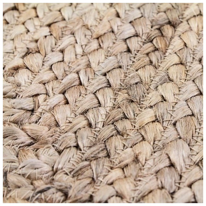 FULL Tapis de salon ou de chambre - Jute - 120 x 170 cm - Naturel