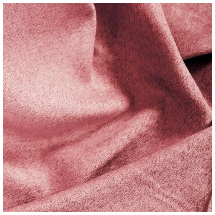 Rideau sueden 100% Polyester - Terra cotta - 140x250 cm