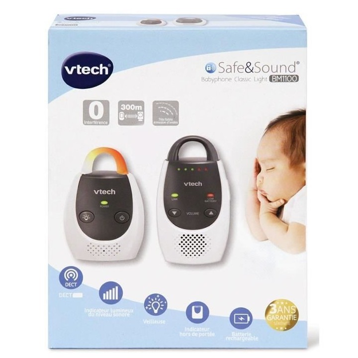 VTECH - Babyphone Audio Classic Light - BM1100