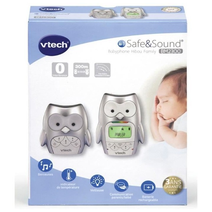 VTECH - Babyphone Audio Hibou Family - BM2300