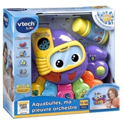 VTECH BABY - Jouet de Bain - Aquabulles Ma Pieuvre Orchestre