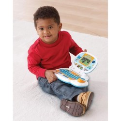 VTECH - Ordi P'tit Genius Ourson - Bleu - Ordinateur Éducatif Enfant