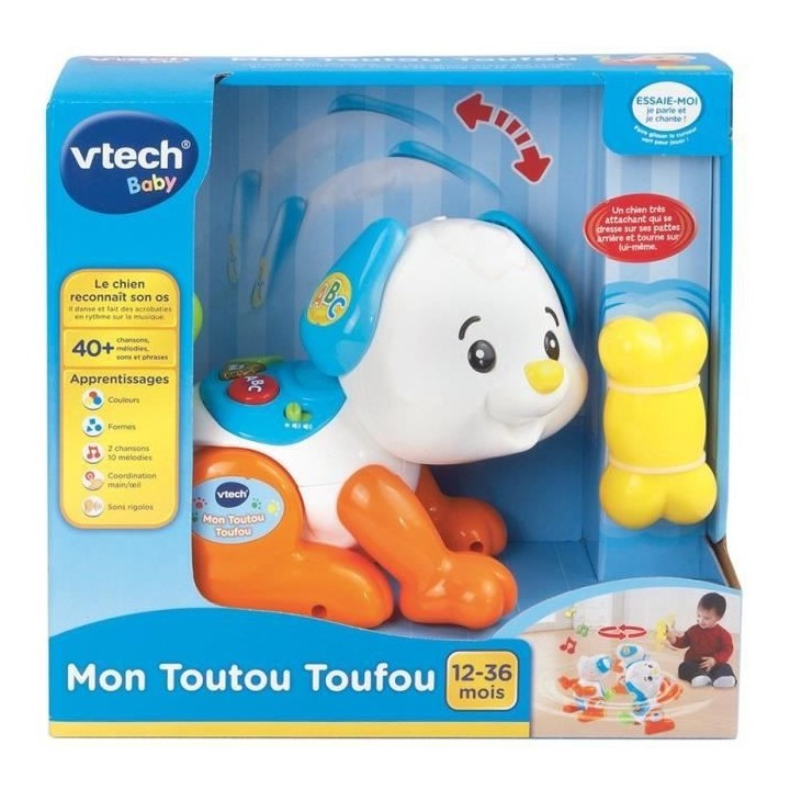 VTECH BABY - Mon Toutou Toufou Multicolore