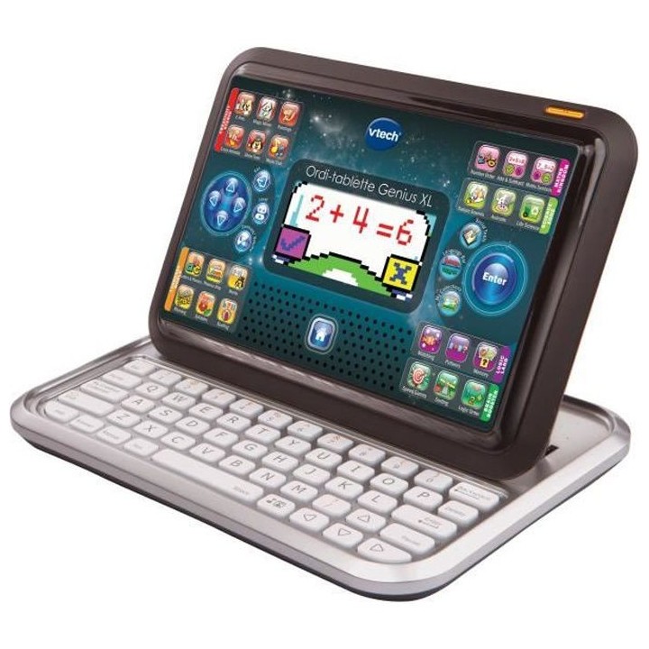 VTECH - Genius XL Color - Ordi-Tablette Enfant - Noir