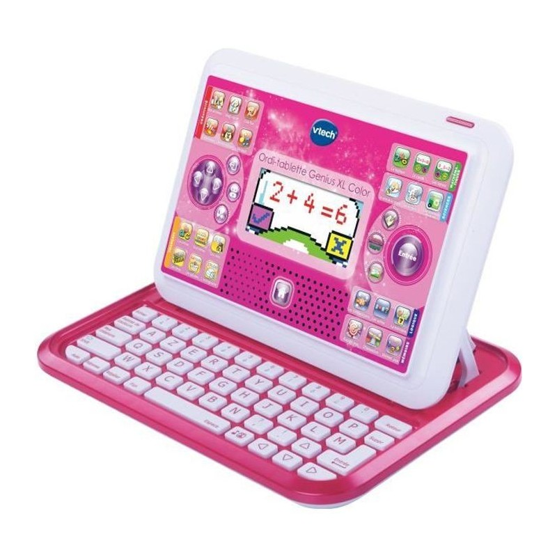 VTECH - Genius XL Color - Ordi-Tablette Enfant - Rose