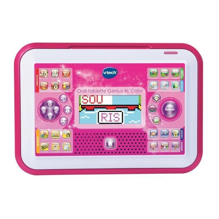 VTECH - Genius XL Color - Ordi-Tablette Enfant - Rose