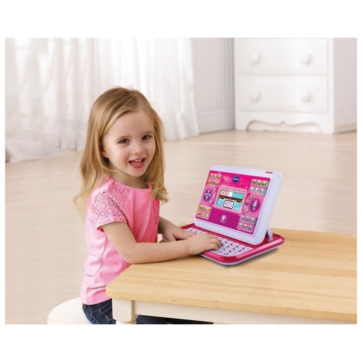 VTECH - Genius XL Color - Ordi-Tablette Enfant - Rose